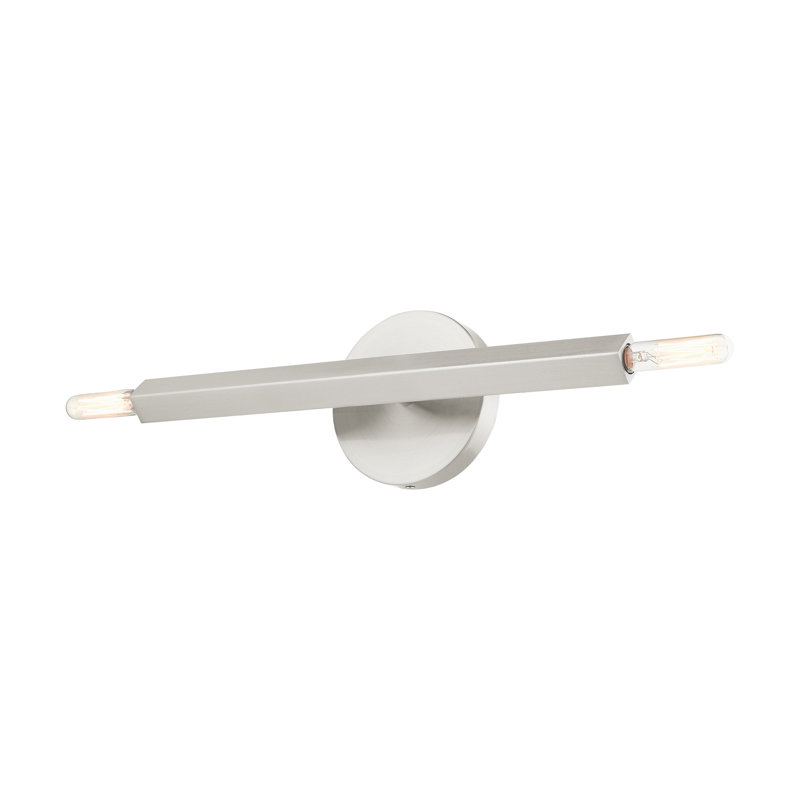 Armed Sconce, Brushed Nickel