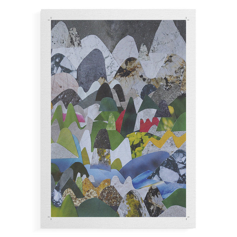 High Sierras - Impression sur toile seulement - NON-CADRE, H 27 po x l 18 po