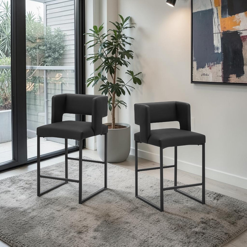 Ensemble de 2 tabourets de bar Altha