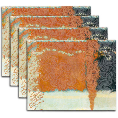 Napperon abstrait en polyester