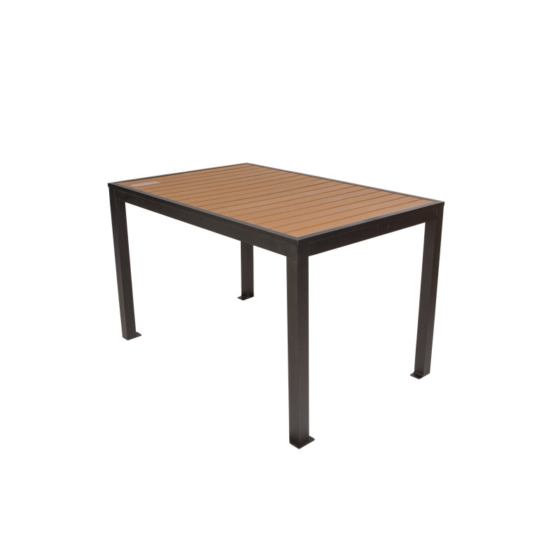 Table rectangulaire Longport BFM, Brun / noir, H 30,75 po x l 71 po x P 35 po