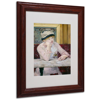 «Plum Brandy 1877» par Edward Manet - reproduction d'art sur toile