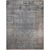 Overdyed One-of-a-Kind 9' 3" X 12' 0" Hand Knotted Area Rug