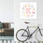 Lettre illustrée K rose - impression-52820330-52820331-52820332