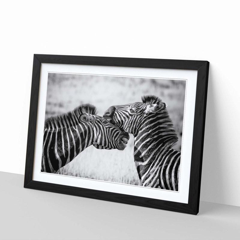 Single Picture Frame Print, Black