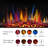 Amit Black Electric Fireplace Insert