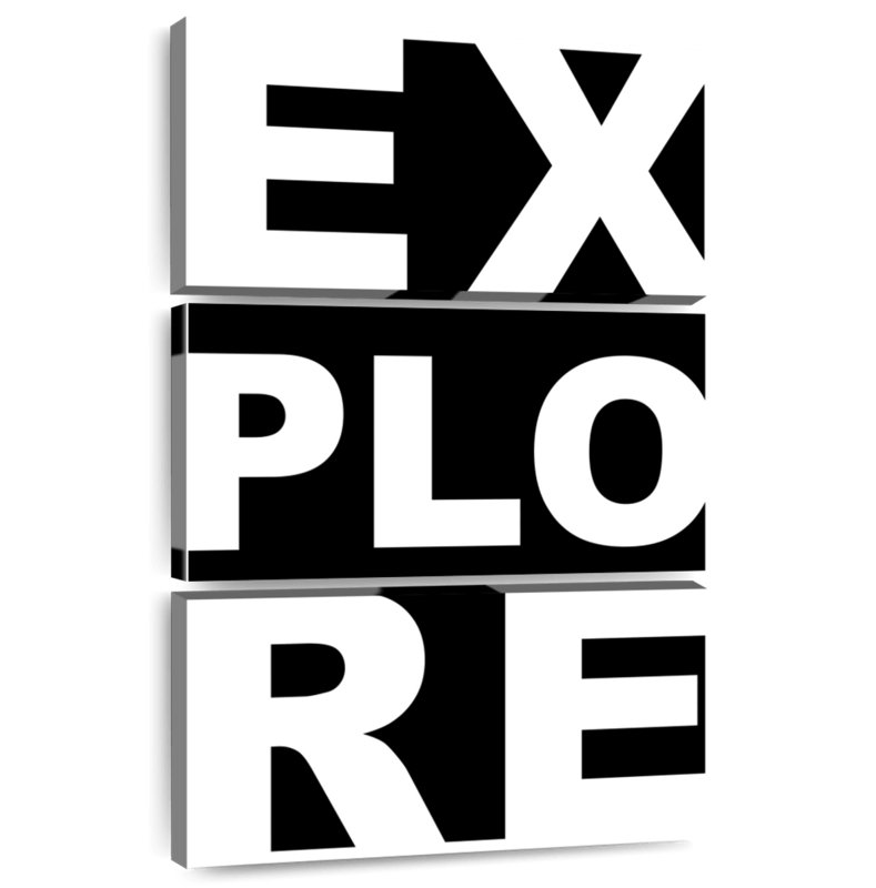 Tergel Explore Typography, 74" H x 48" W