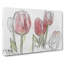 Beautiful Pink Tulips in Abstract - Wrapped Canvas-55313867