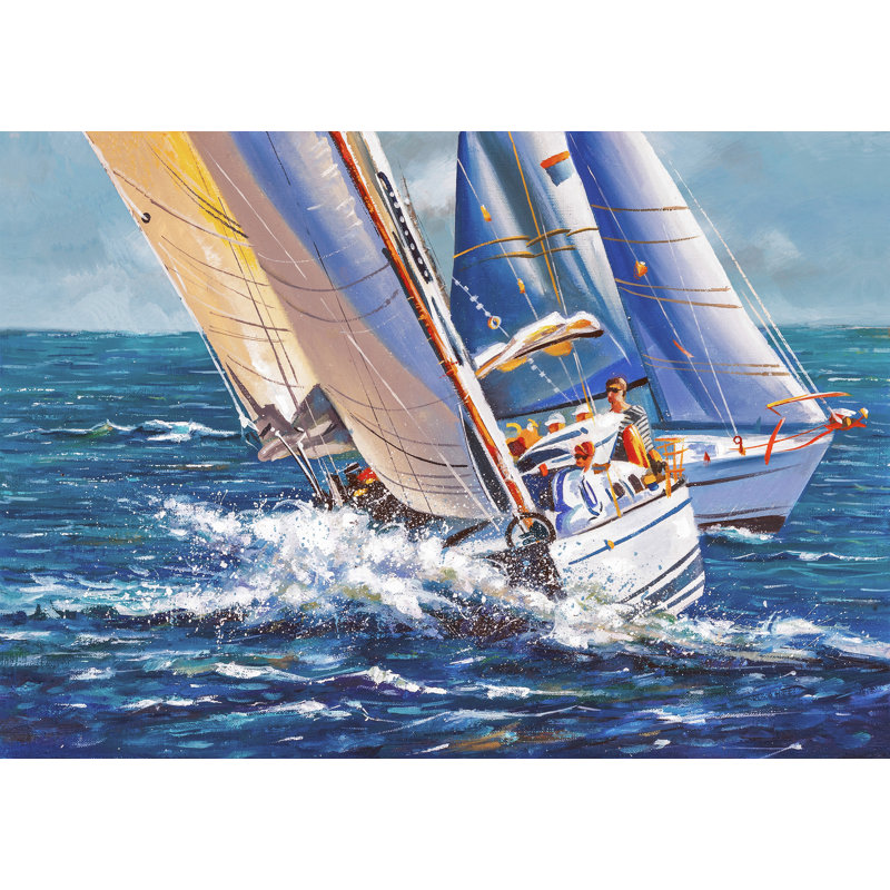 Voile, aventure sur toile tendue, H 30 po x l 40 po