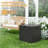35 Gallon Outdoor Deck Box, Weather Resistant Resin Storage Box with Lockable Lid, Soft-Close Hinges, UV Resistant Patio Storage for Cushions, Garden Tools & Pool Accessories-137685760