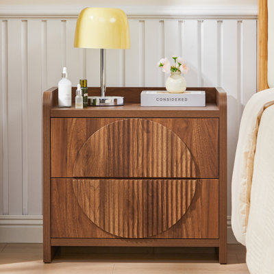 2-Drawer Nightstand (23.6" W)