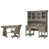 3 Pieces: Desk, Chair, Credenza selected