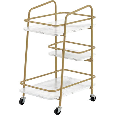 Judean Metal Multi-Purpose Utility Trolley Cart