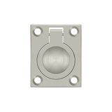 Deltana FRP175U26 Flush Ring Pull, 1-3/4" x 1-3/8" in Polished Chrome