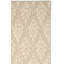 Tapis brun en jute noué à la main à motif géométrique Andressa-22809030
