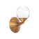 Double Bubble Aluminum LED Armed Sconce