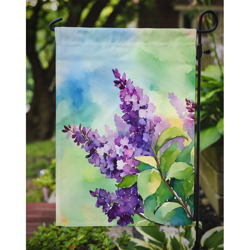 Drapeau de jardin double en polyester H 15,5 po x l 11,25 po