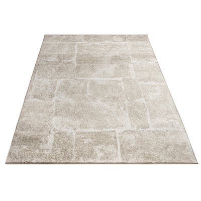 Brading Abstract Shag Area Rug
