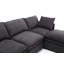 Canapé modulaire polyvalent en forme de U avec revêtement sophistiqué pour le salon-1841193098