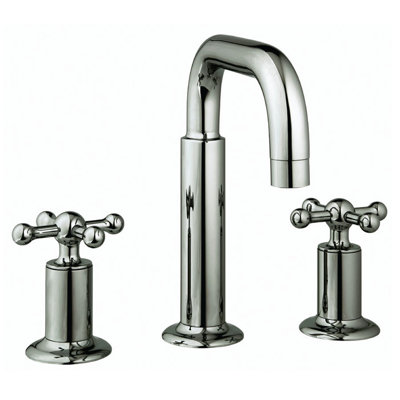 Widespread Bathroom Faucet with Drain