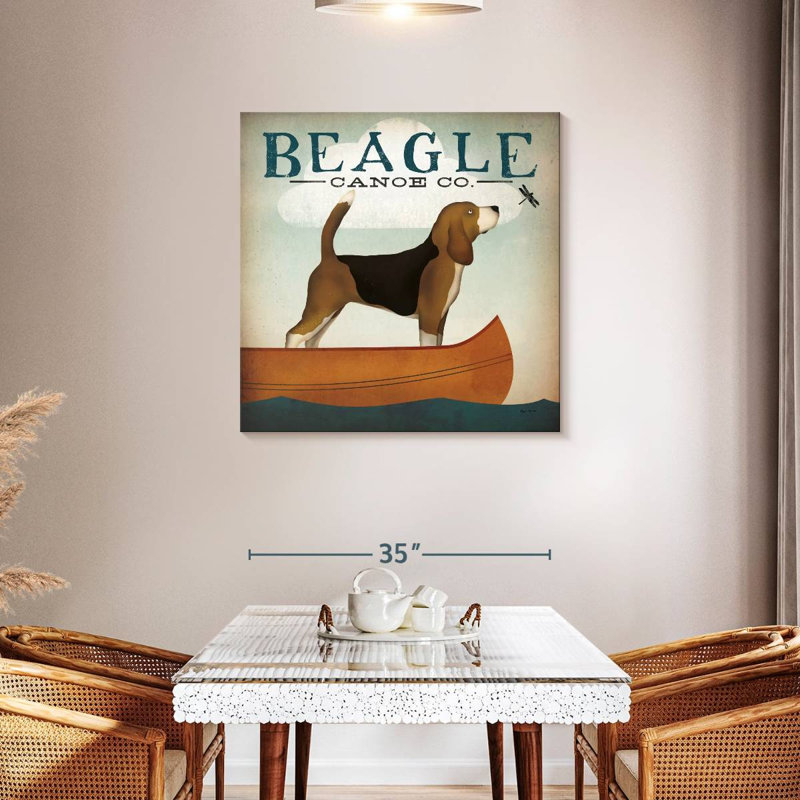 Brampt Beagle Canoe Co, 36" H x 36" W
