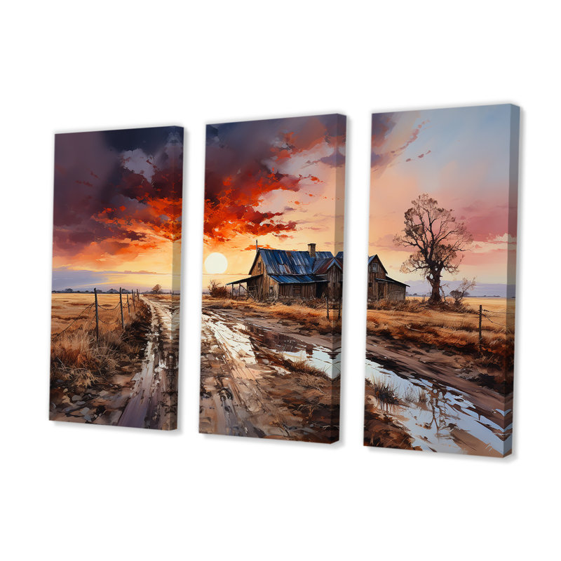 Ensemble de décorations murales Sunrise, H 40 po x l 60 po x P 1 po