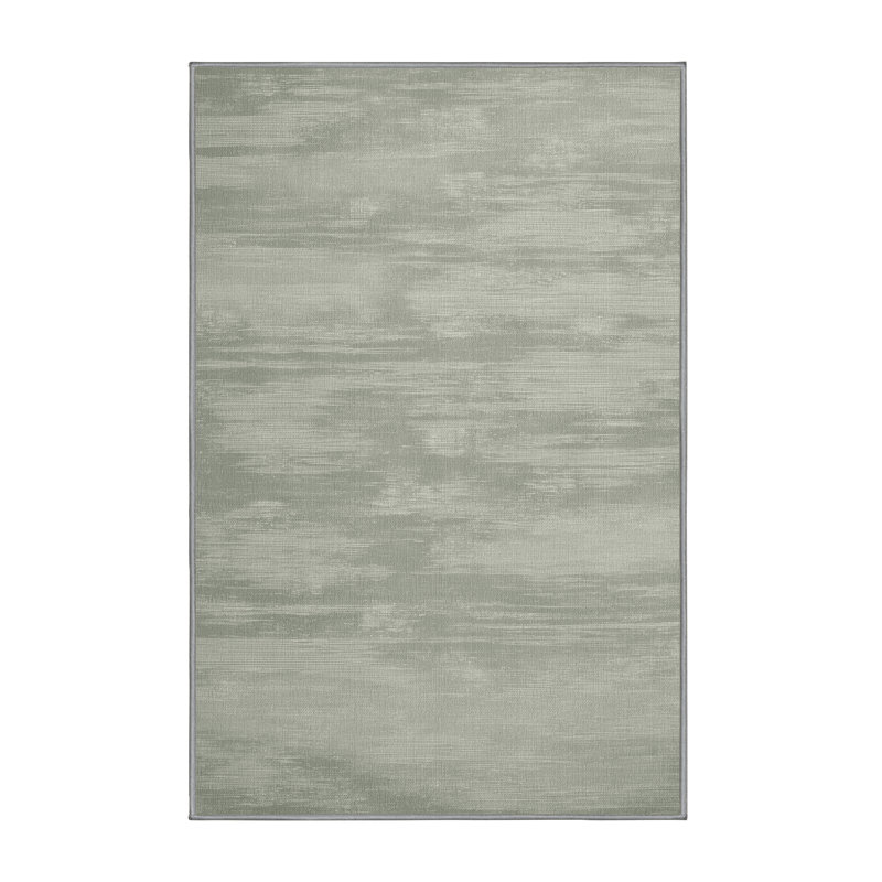 Machine Washable Abstract Brown Area Rug, Rectangle 2' x 3'