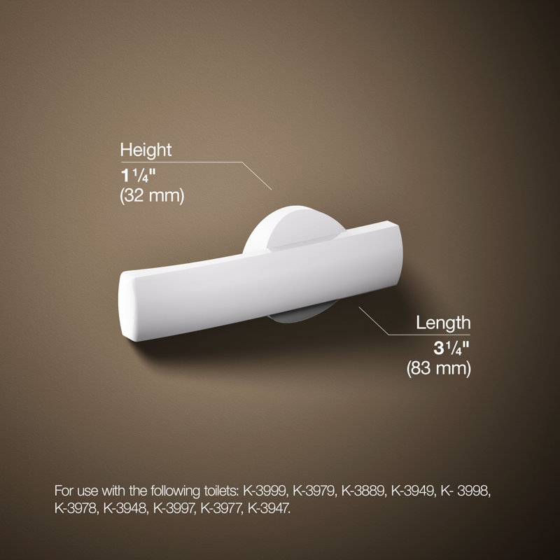 Wellworth Highline Trip Lever, White