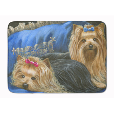 Tapis pour salle de bain Yorkie