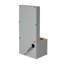 30.71"H Light Grey Metal Leaf Cutout Outdoor Water Wall Fountain with LED Lights