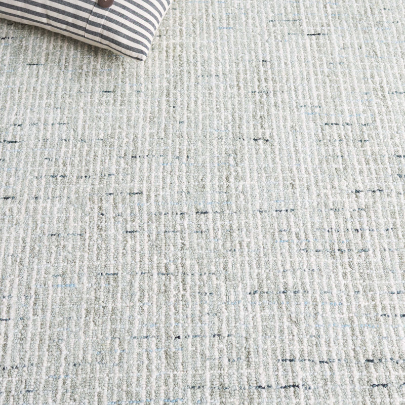 Tapis en laine touffeté à la main Dockham, Rectangle 6 pi x 8 pi