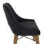 Chaise courbée Claxton - gris graphite / pacane chaude-130615972