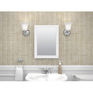 Cothran Recessed Framed Medicine Cabinet with 2 Adjustable Shelves