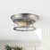 Canale Glass Flush Mount