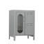 Bathroom Vanity with Sink, Cabinet Featuring Two Drawers and Door, Adjustable Shelf, Crafted from Solid Wood and MDF for Durable Use