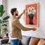 Sunburst Florals Mid-Century - Print-136788106-136788110