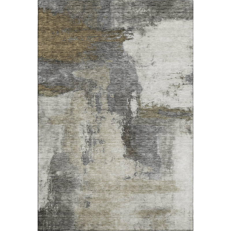 Premium Machine Washable Natoma AMF1068 Modern Rug, Rectangle 10' x 14'