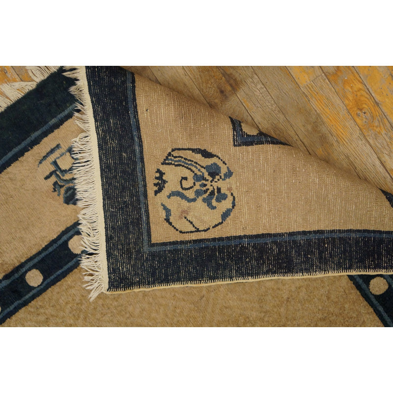 Hand Knotted Wool Area Rug