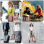 Grand sac fourre-tout utilitaire avec poches pliables
