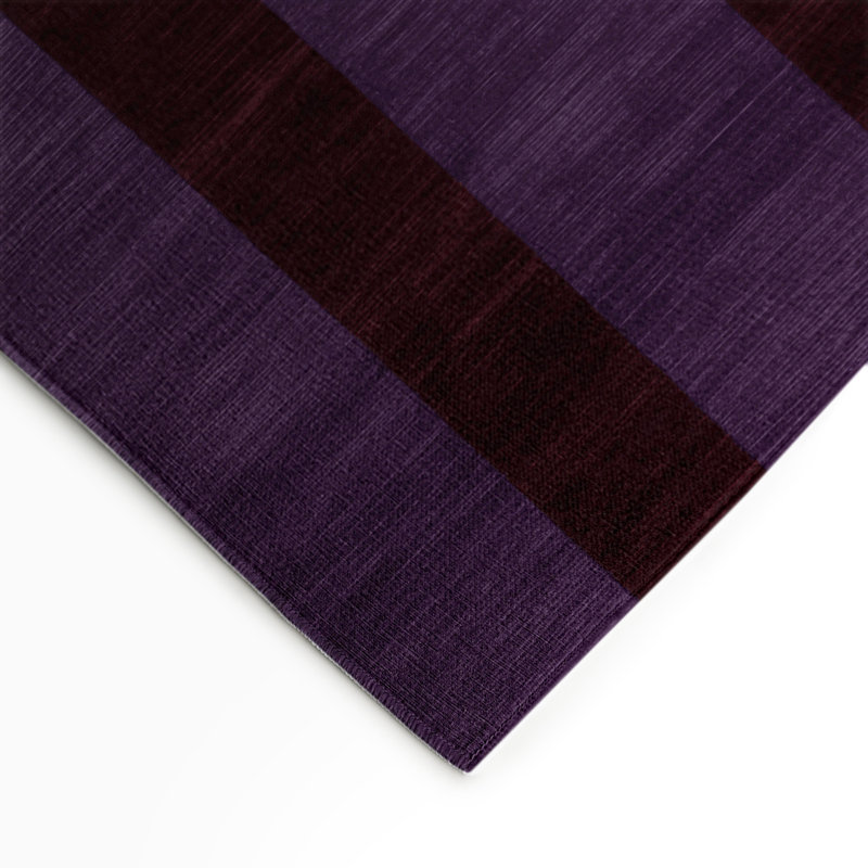 Tapis intérieur / extérieur mauve à carreaux, Rectangulaire 3 pi x 5 pi