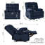 Fauteuil inclinable manuel oscillant de 36 po de large Cocalico-86146352