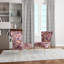 Chaise d'appoint rembourrée Peach Floral Paisley