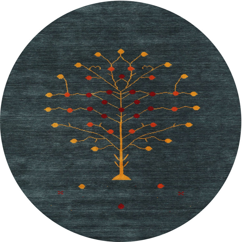 Tapis noir Melvindale, Rond 6 pi