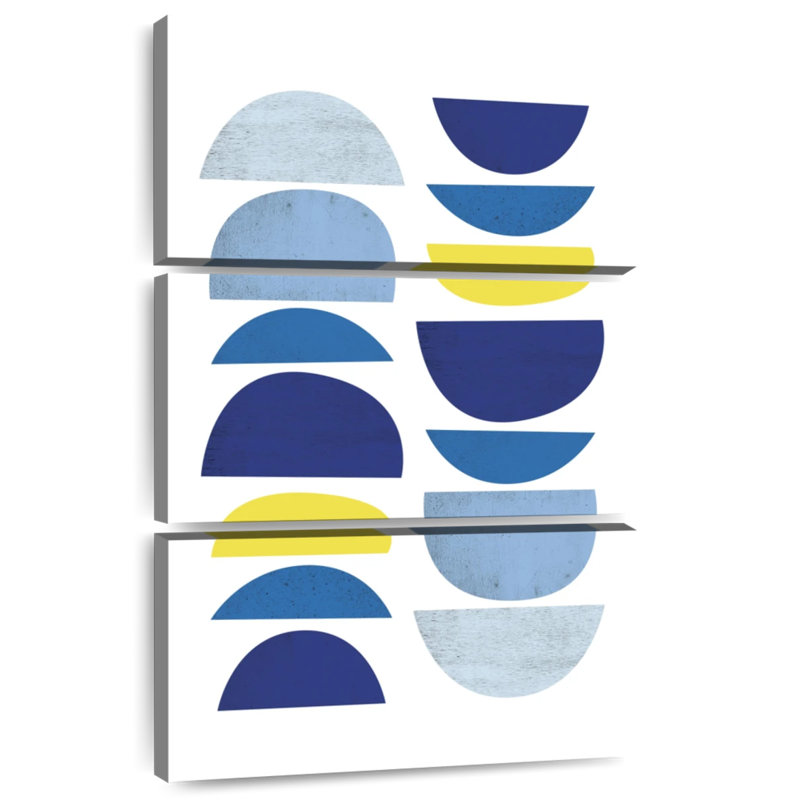Avery Blue Yellow Modern I, 45" H x 28" W