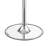 Abelia Round Glass Top Metal Base Dining Table