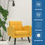Upholstered Linen Blend Accent Chair-479737141