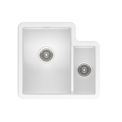 Tuscany II - Traditional 1.5 bowl ceramic sink