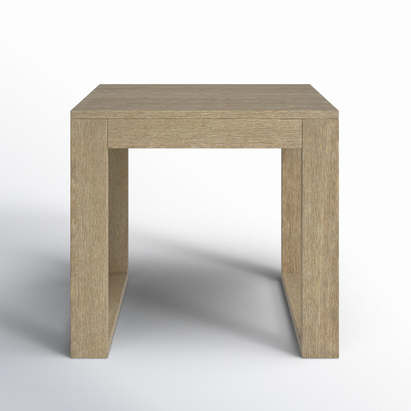 Table d'appoint d'extérieur en bois massif d'eucalyptus Cove