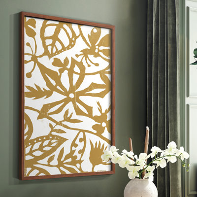 Reproduction encadrée blanc sur blanc IV V30 - bois massif