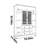 Large capacity furniture bookcase